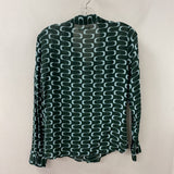 REFORMATION WOMEN'S BLOUSE/SHIRT green blue XS