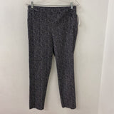 RENAUR WOMEN'S PANTS black white herringbone 8