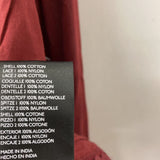 FREE PEOPLE WOMEN'S BLOUSE/SHIRT burgundy S