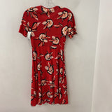DIANE von FURSTENBERG WOMEN'S DRESS red black 0