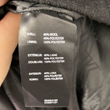 KARL LAGERFELD WOMEN'S COAT black silver S