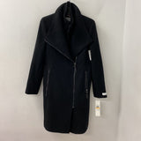 CALVIN KLEIN WOMEN'S COAT black S