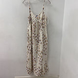 OLD NAVY WOMEN'S DRESS white blue pinkyellow M