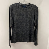 BROOKS BROTHERS WOMEN'S TOP grey black M