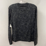 BROOKS BROTHERS WOMEN'S TOP grey black M
