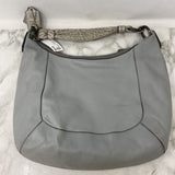 COACH WOMEN'S BAG grey, python trim