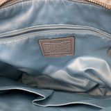 COACH WOMEN'S BAG grey, python trim