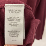 CONTEMPORAINE WOMEN'S SWEATER burgundy S