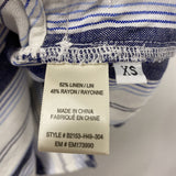 BELLA DAHL WOMEN'S BLAZER/JACKET white blue navy XS