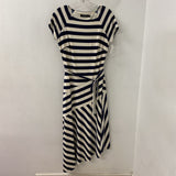 LAUREN ralph lauren WOMEN'S DRESS ivoy navy stripe 8
