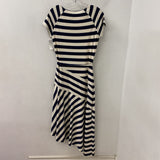 LAUREN ralph lauren WOMEN'S DRESS ivoy navy stripe 8