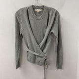 LOFT WOMEN'S SWEATER grey XS