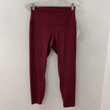 LULULEMON WOMEN'S ACTIVE BOTTOM burgundy 8
