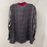 marina rinaldi WOMEN'S BLOUSE/SHIRT black grey pink 12
