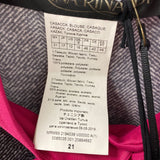 marina rinaldi WOMEN'S BLOUSE/SHIRT black grey pink 12