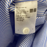 UNIQLO WOMEN'S BLOUSE/SHIRT blue white XS