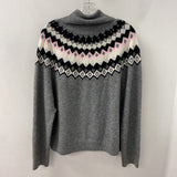 MAX STUDIO WOMEN'S SWEATER grey white black pink XL