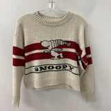 AMERICAN EAGLE WOMEN'S SWEATER cream red XS