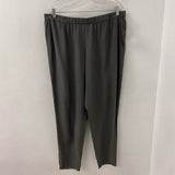 EILEEN FISHER WOMEN'S PANTS grey L