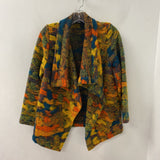 EVA TRALALA WOMEN'S CARDIGAN yellow orange teal S/M
