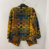 EVA TRALALA WOMEN'S CARDIGAN yellow orange teal S/M