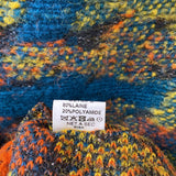 EVA TRALALA WOMEN'S CARDIGAN yellow orange teal S/M