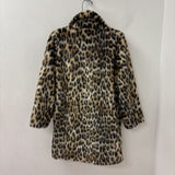 FREE PEOPLE WOMEN'S COAT animal print XS