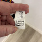 ZARA WOMEN'S DRESS black orange print M