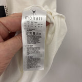 MONARI WOMEN'S T-SHIRT white black bling 12/42