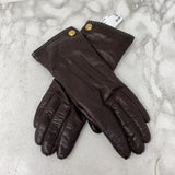 COACH WOMEN'S GLOVES/MITTS brown 6.5