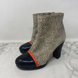 CHIE MIHARA WOMEN'S BOOTS black white orange 35