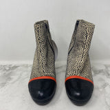 CHIE MIHARA WOMEN'S BOOTS black white orange 35