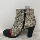 CHIE MIHARA WOMEN'S BOOTS black white orange 35