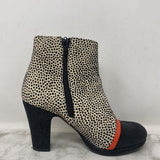 CHIE MIHARA WOMEN'S BOOTS black white orange 35
