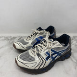 ASICS WOMEN'S SNEAKERS white blue brown 40.5