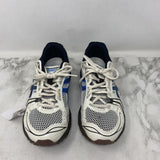 ASICS WOMEN'S SNEAKERS white blue brown 40.5