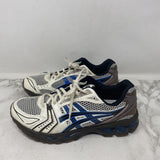 ASICS WOMEN'S SNEAKERS white blue brown 40.5