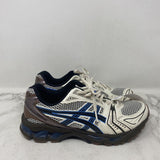 ASICS WOMEN'S SNEAKERS white blue brown 40.5