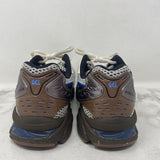 ASICS WOMEN'S SNEAKERS white blue brown 40.5