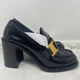 PRADA WOMEN'S HEELS black gold 37