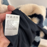 BEULAH WOMEN'S COAT cream blue white M/L