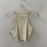 AMERICAN EAGLE WOMEN'S TANK/CAMI cream blue L