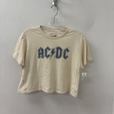 AMERICAN EAGLE WOMEN'S T-SHIRT cream blue M