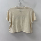 AMERICAN EAGLE WOMEN'S T-SHIRT cream blue M