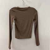 ZARA WOMEN'S T-SHIRT brown M