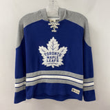 NHL WOMEN'S TOP blue grey XS (youth 10-12)