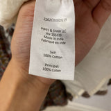 VERONICA BEARD WOMEN'S DRESS white tan green pink 8