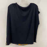 MELANIE LYNE WOMEN'S TOP black yellow blue white L