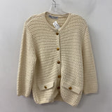 ZARA WOMEN'S CARDIGAN cream L
