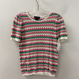 WOMEN'S SWEATER pink green white M